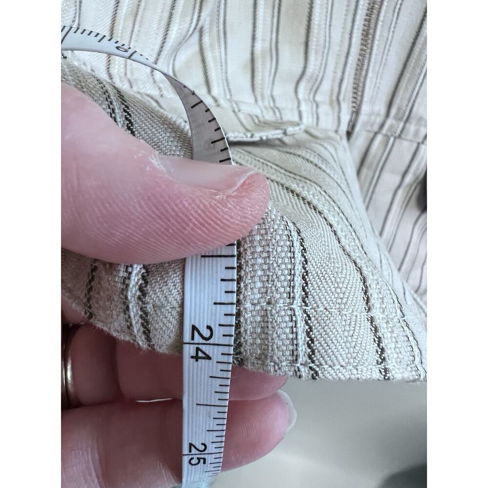 Y2K Boho Jacket Floral Embroidery XL Pinstriped Full Zip Whimsy Hippie Artsy - Picture 13 of 14